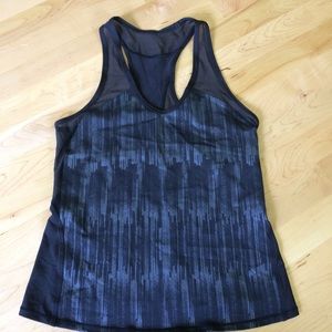 lululemon athletica Tops - Lululemon Ace Tank Black Reflective Size 4 NWOT lululemon athletica Tops - Lululemon Ace Tank Black Reflective Size 4 NWOT